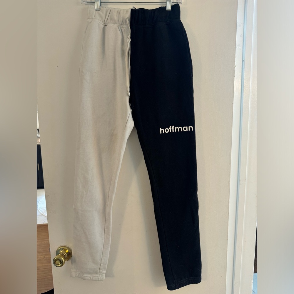 La Detresse Two Tone Sweatpants (White/Black) Size XS